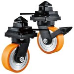 Heavy Duty Casters Factory - OEM Super Container Steel Swivel Wheels