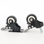 Industrial Plate Casters Factory - OEM Gold Diamond PU Polyurethane