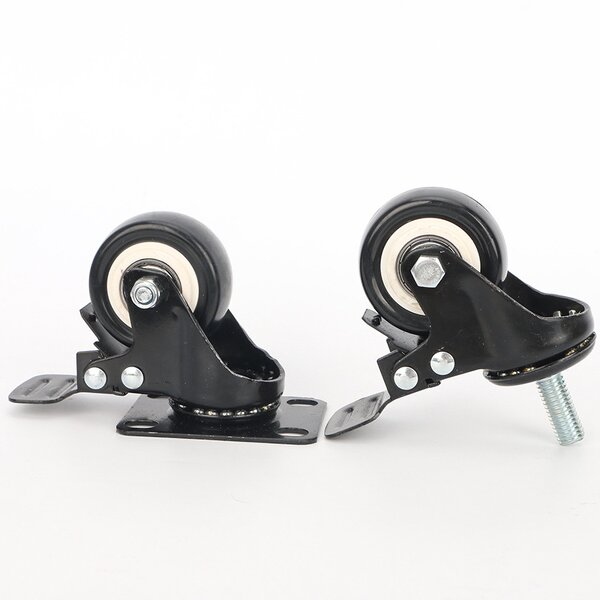 Industrial Plate Casters Factory - OEM Gold Diamond PU Polyurethane