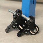 Industrial Plate Casters Factory - OEM Gold Diamond PU Polyurethane