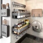 Wall-mounted Storage Shelves Factory - OEM Household Kitchen Spice