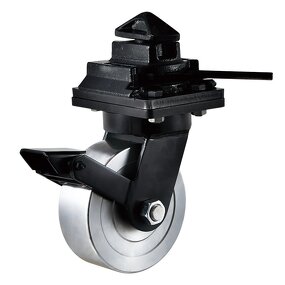 Heavy Duty Casters Factory - OEM Super Container Steel Swivel Wheels