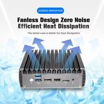 New Factory Fanless Mini PC Manufacturer - OEM Celeron J4125 VPN