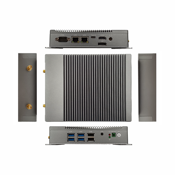 Industrial Fanless PC Supplier - OEM J6412 DDR4 Mini Computer Dual