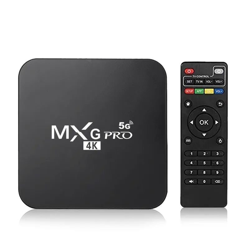 QUNSHI Dual Band Wifi TV Box Supplier - OEM MXg Pro Android Tv Boxes