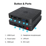 Industrial Computer Factory - OEM QUNSHI Fanless Mini Pc Dual RS232