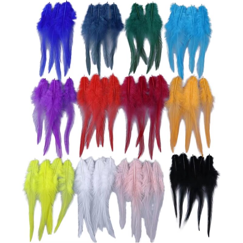 Chicken Feathers Supplier - Multi-color Dyed Sewing Trims