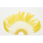 Chicken Hackle Feather Plate Manufacturer - Lime Red Fascinator