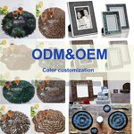 Peacock Feather Placemats Manufacturer - Real Large Eyes Decor