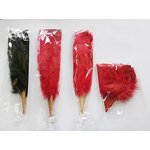 Ostrich Feather Hand Fan Supplier - Large Folding Costume