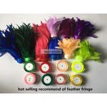 Rooster Feather Fringe Manufacturer - Brown Sewing Ribbon Trim