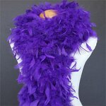 Turkey Feather Boa Manufacturer - Purple Scarf Cosplay Accessory