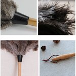 Ostrich Feather Duster Factory - Grey Eco-friendly Cleaning