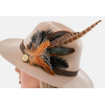 Pheasant Feather Trim Pin Factory - Custom Hat Accessory