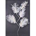 Feather Floral Pick Supplier - White Wire Stem Arrangement