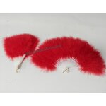 Turkey Feather Hand Fan Manufacturer - Large Marabou Folding