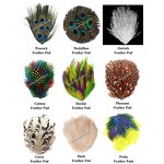 Feather Pads Supplier - Natural Millinery Hair Clip Decor