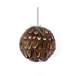 Peacock Feather Christmas Ball Supplier - Natural Holiday Gift