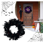 Feather Wreath Manufacturer - Teal Garland Holiday Decor