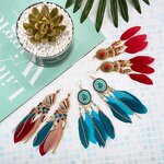 Feather Earring Manufacturer - Custom Vintage Boho Dangle