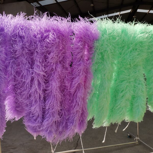 Ostrich Feather Boa Factory - 2ply Lime Scarf Costume