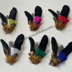 Pheasant Feather Hat Pin Manufacturer - Custom Millinery Trim