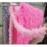 Turkey Feather Boa Manufacturer - 120g Pink Scarf Party Decor