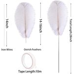 Artificial Feather Floral Pick Supplier - White Party Arrangement