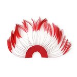 Chicken Hackle Feather Plate Supplier - Black Costume Craft