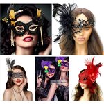 Full Face Party Mask Manufacturer - White Plastic Carnival