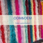 Ostrich Feather Boa Factory - Natural Red Scarf Costume