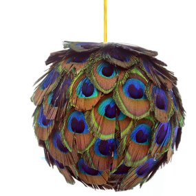 Peacock Feather Christmas Ball Manufacturer - Natural Xmas Tree