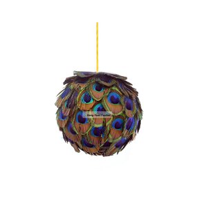 Peacock Feather Ornament Factory - Natural Fall Decor