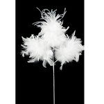 Artificial Feather Floral Pick Supplier - White Party Arrangement