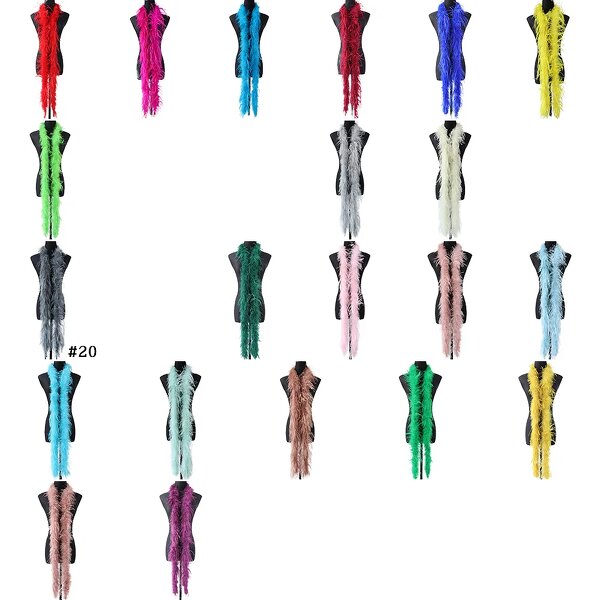 Ostrich Feather Boa Factory - 5ply Purple Scarf Women Party