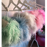 Ostrich Feather Boa Factory - 2ply Lime Scarf Costume