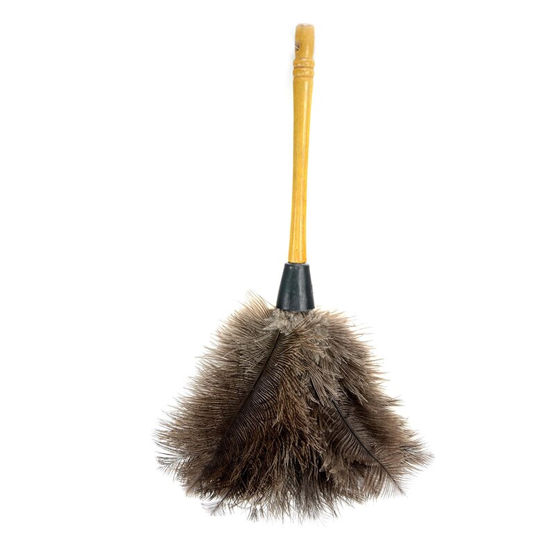 Ostrich Feather Duster Factory - Natural Color Home Cleaning