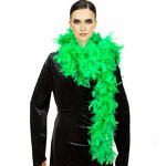 Turkey Feather Boa Factory - Light Yellow Scarf Christmas