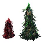 Rooster Feather Tree Manufacturer - Green Red Farmhouse Decor