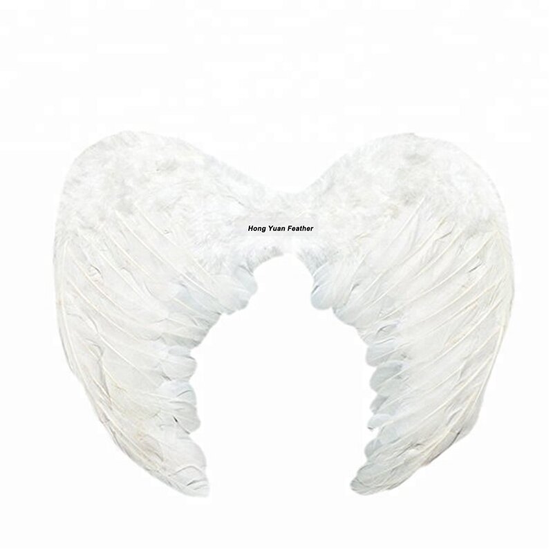 Fairy Feather Wings Supplier - Dyed White Costume Party