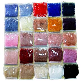 Ostrich Feather Trim Supplier - Dyed Sewing Fringe Ribbon