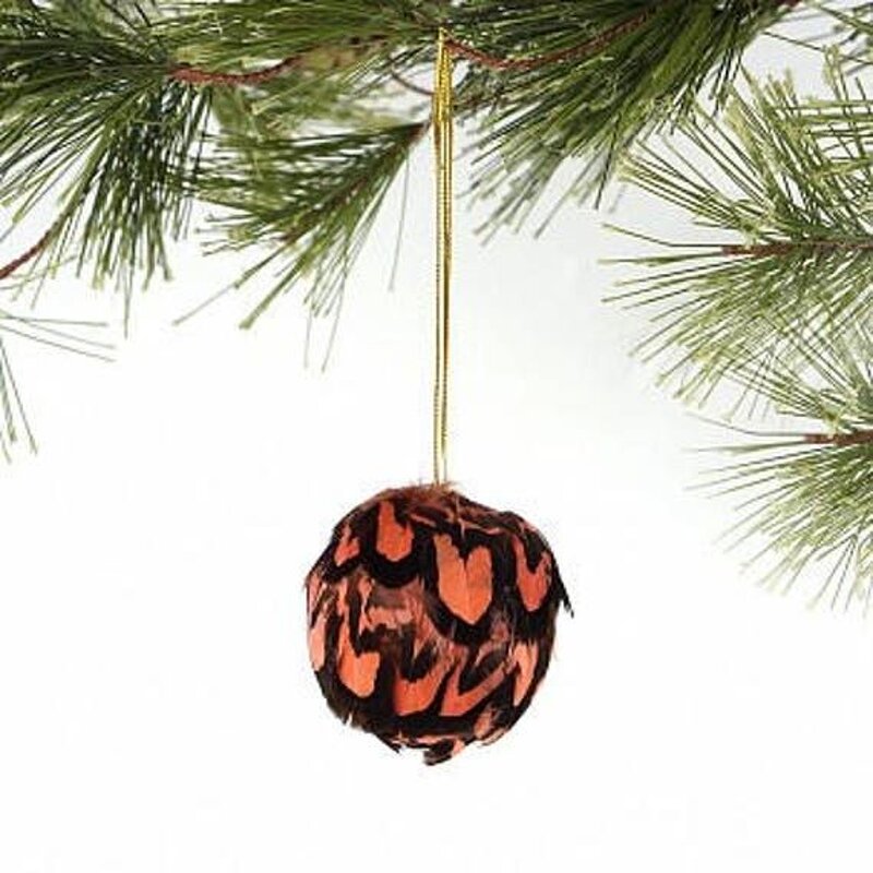 Pheasant Feather Christmas Ball Factory - Wholesale Holiday Gift