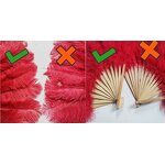 Turkey Feather Fan Factory - White Women Costume Show