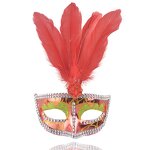 Feather Party Mask Manufacturer - Pink Venetian Carnival