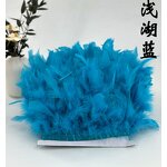 Turkey Feather Trim Supplier - High Quality White Dyed