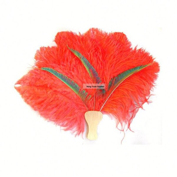 Feather Hand Fan Factory - Dyed Handmade Dance Party