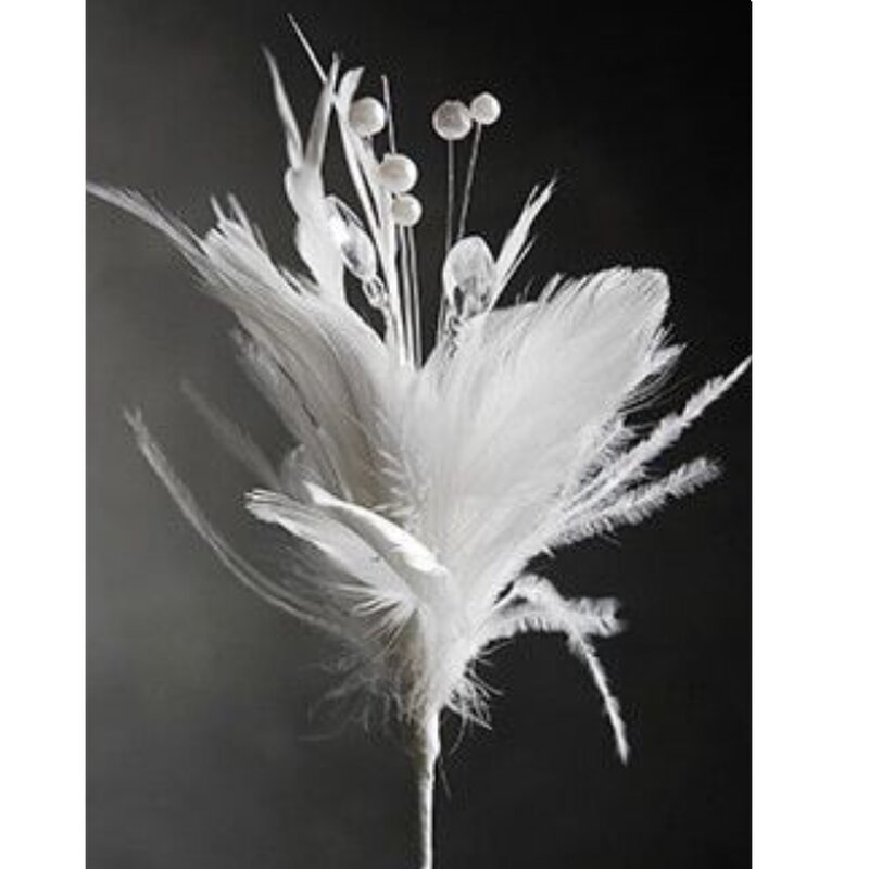 Goose Feather Floral Pick Factory - White Wedding Decor