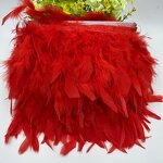 Turkey Feather Fringe Manufacturer - High Quality Dyed Trim