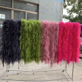 Ostrich Feather Boa Factory - Natural Red Scarf Costume