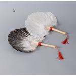 Handmade Feather Fan Factory - Vintage Wooden Handle Custom